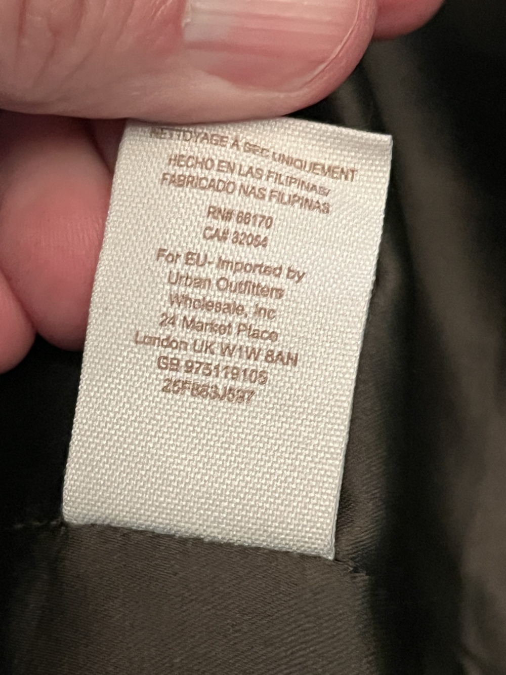 Free People Coat Womens 6 Black Long Double Breasted Military Pockets Lined - Picture 15 of 15
